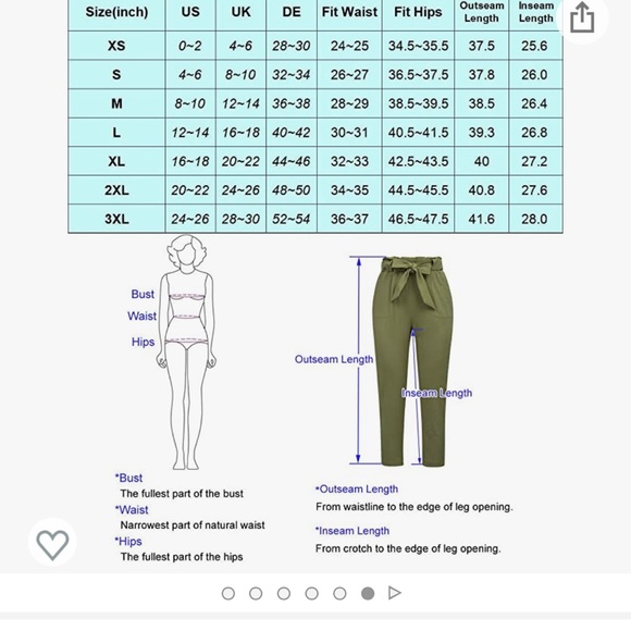 Cropped Paper Bag Waist Pants with Pockets - Picture 5 of 5